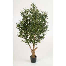 Kunst Olivenbaum ALEXANDROS, Echtstamm, 120cm