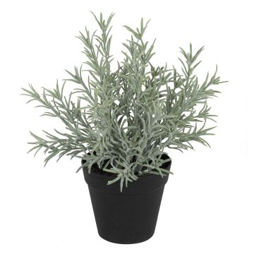 Künstlicher Lavendeltopf 30cm, grün-weiß Künstlicher Lavendeltopf 30cm, grün-weiß