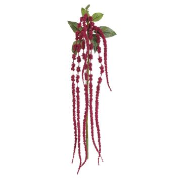 Künstlicher Amaranthuszweig x 7 120cm, cerise
