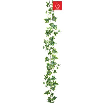 Künstliche Efeugirlande FR 160cm, grün-weiß Künstliche Efeugirlande FR 160cm, grün-weiß