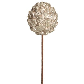 Künstliche G.-Artischocke 30cm Ø 9,5cm, platin Künstliche G.-Artischocke 30cm Ø 9,5cm, platin