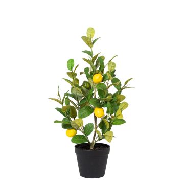 Künstliches Zitronenbäumchen x 5 im Topf 65cm Zitrone 4,5/6cm, gelb Künstliches Zitronenbäumchen x 5 im Topf 65cm Zitrone 4,5/6cm, gelb