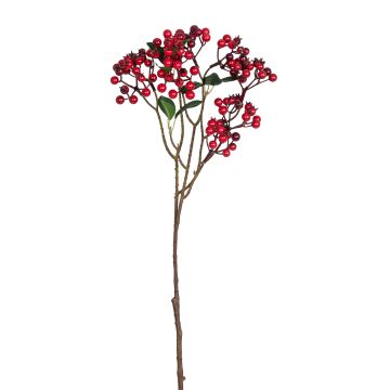 Künstlicher Beerenzweig 8-fach 71cm, rot Künstlicher Beerenzweig 8-fach 71cm, rot