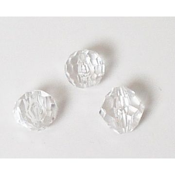 Kristall-Schliffkugel 14mm, klar Kristall-Schliffkugel 14mm, klar