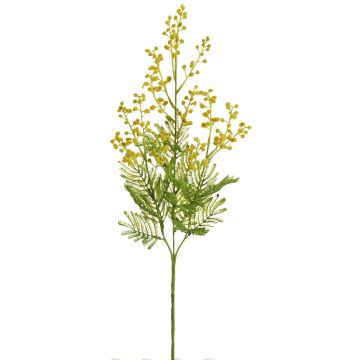Künstlicher Mimosenzweig 3-fach 69cm, gelb
