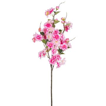 Künstlicher Kirschblütenzweig 4-fach 96cm, rosé-gemischt