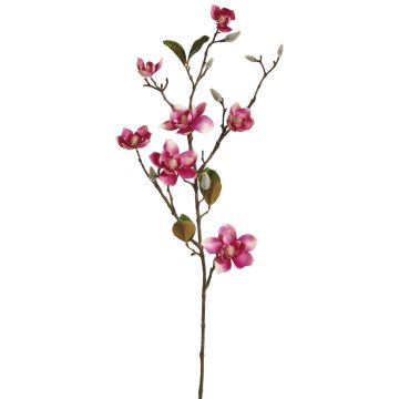 Künstlicher Magnolienzweig x 7 89cm Blütenkopf Ø 7/9cm, rosé-gemischt Künstlicher Magnolienzweig x 7 89cm Blütenkopf Ø 7/9cm, rosé-gemischt