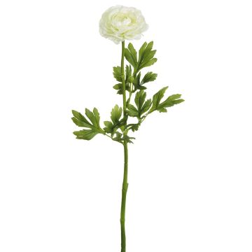 Künstliche Ranunkel 56cm Blütenkopf Ø 8,5cm, weiß