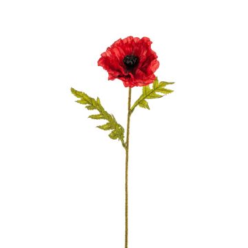 Künstliche Mohnblume 58cm Blütenkopf Ø 12cm, rot Künstliche Mohnblume 58cm Blütenkopf Ø 12cm, rot