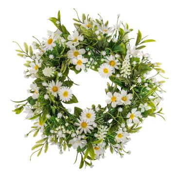 Künstlicher Margeritenkranz 30cm, weiß Künstlicher Margeritenkranz 30cm, weiß