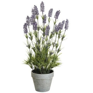 Künstlicher Lavendel x 15 im Topf 48cm, lila Künstlicher Lavendel x 15 im Topf 48cm, lila