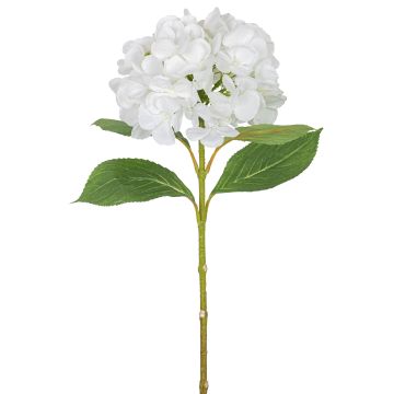 Künstliche Hortensie 69cm Blütenkopf Ø 18cm, weiß Künstliche Hortensie 69cm Blütenkopf Ø 18cm, weiß