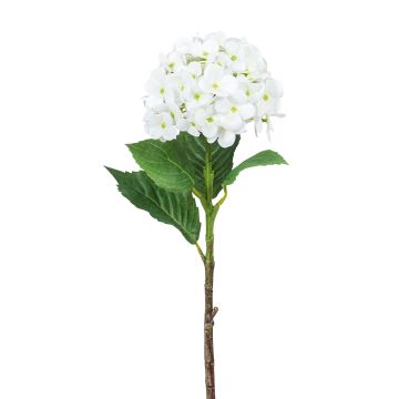 Künstliche Hortensie 46cm Blütenkopf Ø 13cm, weiß Künstliche Hortensie 46cm Blütenkopf Ø 13cm, weiß