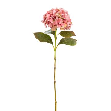 Künstliche Hortensie 70cm Blütenkopf Ø 18cm, rosé Künstliche Hortensie 70cm Blütenkopf Ø 18cm, rosé