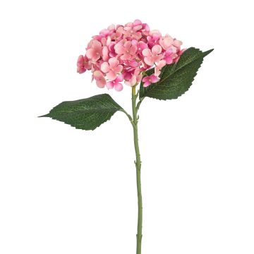 Künstliche Hortensie 47cm Blütenkopf Ø 15cm, rosé-gemischt