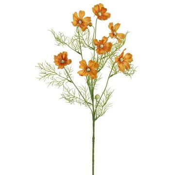 Künstliche Cosmea x 7 68cm Blütenkopf Ø 6cm, orange Künstliche Cosmea x 7 68cm Blütenkopf Ø 6cm, orange