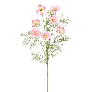 Künstliche Cosmea x 7 68cm Blütenkopf Ø 6cm, rosé