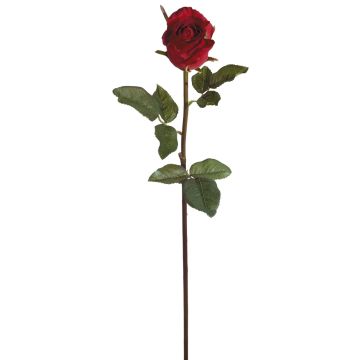 Künstliche Teerose 60cm Blütenkopf Ø 6cm, rot