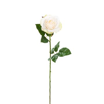 Künstliche Galarose 58cm Blütenkopf Ø 8,5cm, elfenbein