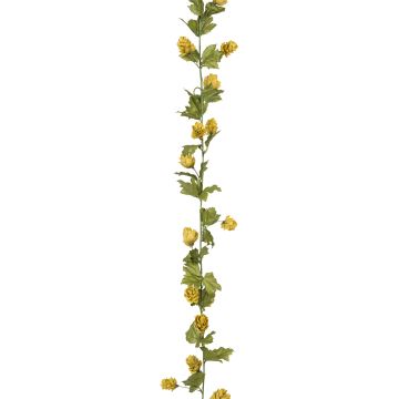 Künstliche Hopfengirlande x 29 180cm Blütenkopf Ø 3cm, grün Künstliche Hopfengirlande x 29 180cm Blütenkopf Ø 3cm, grün