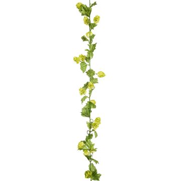 Künstliche Hopfengirlande x 29 180cm Blütenkopf Ø 3cm, hellgrün Künstliche Hopfengirlande x 29 180cm Blütenkopf Ø 3cm, hellgrün