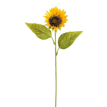 Künstliche Sonnenblume 65cm Blütenkopf Ø 10cm, gelb