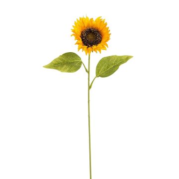 Künstliche Sonnenblume 67cm Blütenkopf Ø 13cm, gelb