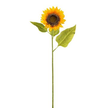 Künstliche Sonnenblume 75cm Blütenkopf Ø 15cm, gelb