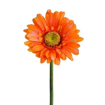 Künstliche Gerbera 57cm Blütenkopf Ø 10,5cm, orange Künstliche Gerbera 57cm Blütenkopf Ø 10,5cm, orange