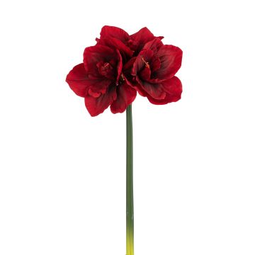 Künstliche Amaryllis x 3 61cm Blütenkopf Ø 16cm, rot Künstliche Amaryllis x 3 61cm Blütenkopf Ø 16cm, rot