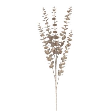 Künstlicher G.-Eukalyptuszweig 5-fach 80cm, silber