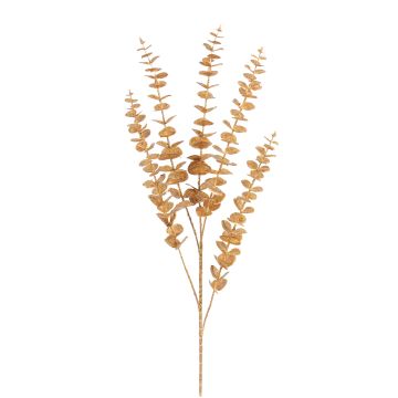 Künstlicher G.-Eukalyptuszweig 5-fach 80cm, gold Künstlicher G.-Eukalyptuszweig 5-fach 80cm, gold