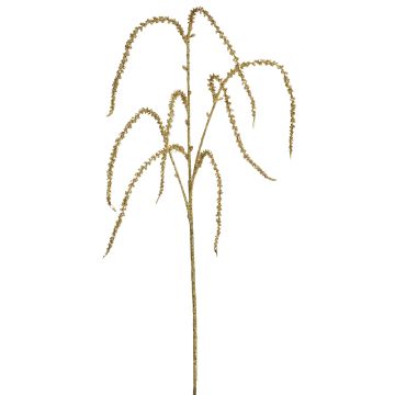 Künstlicher G.-Weidenzweig x 8 74cm, gold
