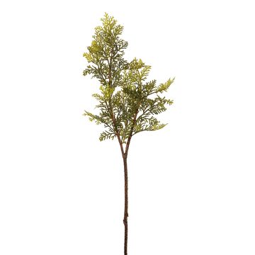 Künstlicher Zedernzweig 2-fach 70cm, grün