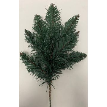 Künstlicher Tannenzweig 7-fach 39cm, grünblau Künstlicher Tannenzweig 7-fach 39cm, grünblau