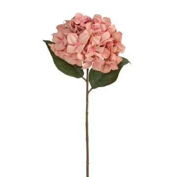 Künstliche Hortensie RE 68cm Blütenkopf Ø 20cm, altrosé Künstliche Hortensie RE 68cm Blütenkopf Ø 20cm, altrosé