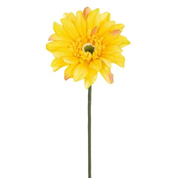 Künstliche Gerbera RE 66cm Blütenkopf Ø 12cm, gelb Künstliche Gerbera RE 66cm Blütenkopf Ø 12cm, gelb
