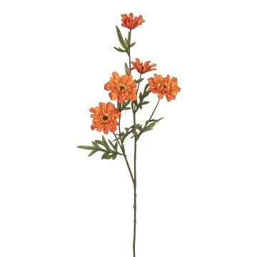 Künstlicher Margeritenzweig RE x 5 75cm Blütenkopf Ø 5,5/7cm, orange Künstlicher Margeritenzweig RE x 5 75cm Blütenkopf Ø 5,5/7cm, orange