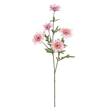 Künstlicher Margeritenzweig RE x 5 75cm Blütenkopf Ø 5,5/7cm, rosé-gemischt Künstlicher Margeritenzweig RE x 5 75cm Blütenkopf Ø 5,5/7cm, rosé-gemischt