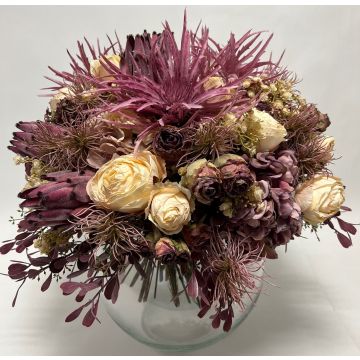 Deko-Idee Strauß Dry-Rosen 51cm, altrosé Deko-Idee Strauß Dry-Rosen 51cm, altrosé