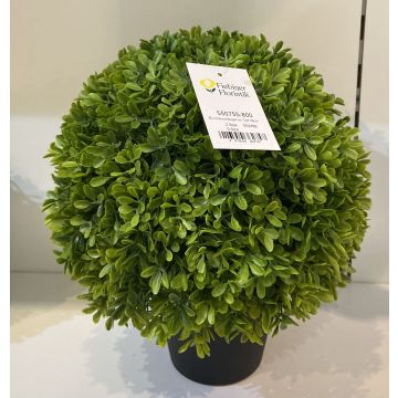 Künstliche Buchsbaumkugel im Topf 29cm, grün Künstliche Buchsbaumkugel im Topf 29cm, grün