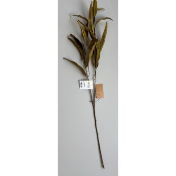 Künstlicher Eukalyptuszweig RE 2-fach 85cm, oliv Künstlicher Eukalyptuszweig RE 2-fach 85cm, oliv