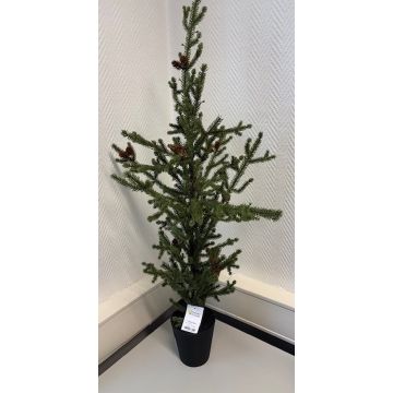 Künstliche Fichte im Topf 94cm, grün