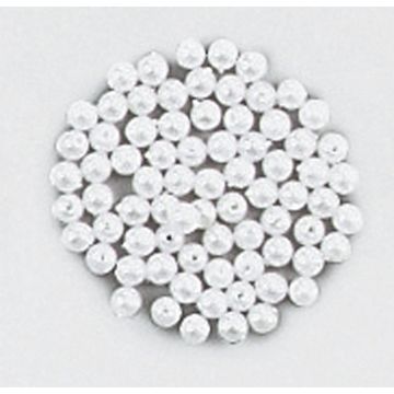Wachsperlen 3mm, weiß Wachsperlen 3mm, weiß