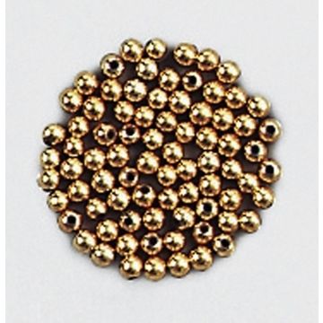 Wachsperlen metall 3mm, gold Wachsperlen metall 3mm, gold