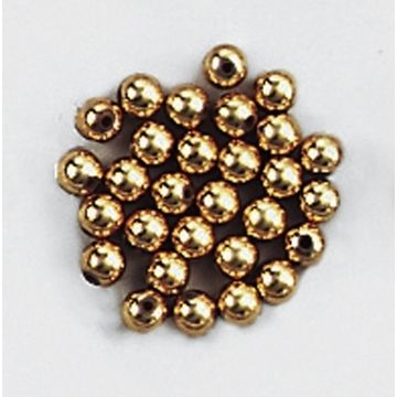 Wachsperlen metall 5mm, gold Wachsperlen metall 5mm, gold