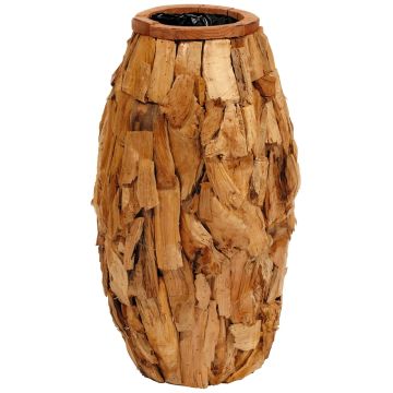 Rindenvase 64cm Ø 15,5cm, natur