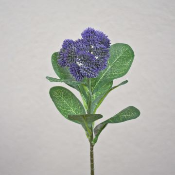 Künstliche Sedum telephium Blüte EILIDH, lila, 30cm, Ø7cm