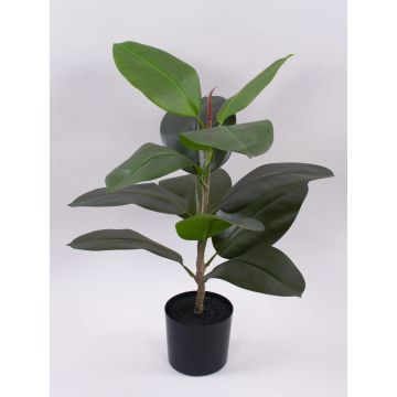 Künstlicher Gummibaum FRODELINDE, Kunststamm, grün, 60cm