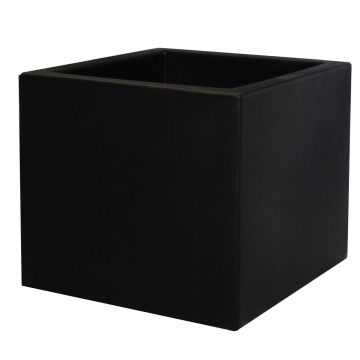 Blumentopf TALVEN aus Kunststoff, schwarz, 50x50x50cm Blumentopf TALVEN aus Kunststoff, schwarz, 50x50x50cm